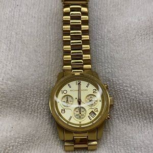 Michael Kors Runway Watch, Goldtone